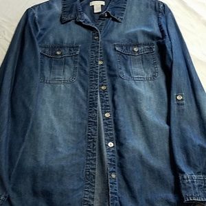 Lightweight denim shirt